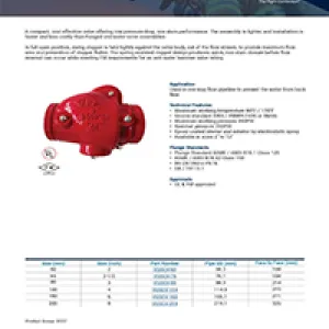 Grooved Swing Check Valve
