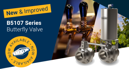 New & Improved B5107 Series Butterfly Valve