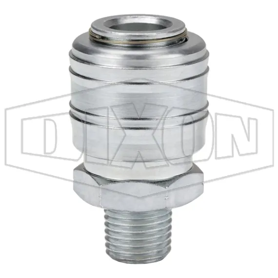 M-Series ARO Pneumatic Automatic Male Threaded Coupler