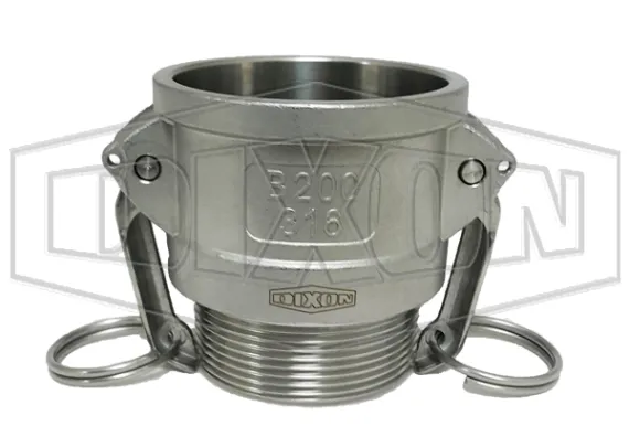 Dixon Standard Cam & Groove/Camlock Type B Coupler x Male BSP stainless steel