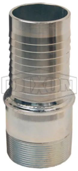 holedall external swage male threaded
