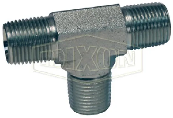 Male NPTF Pipe Tee