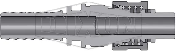 N series plug hose barb
