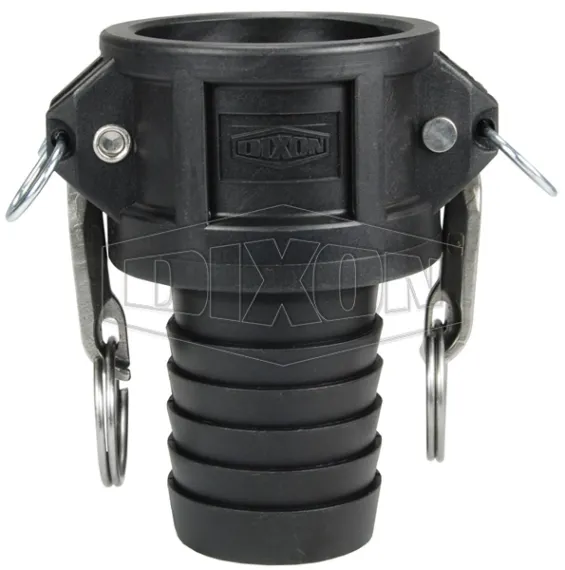 Glass-Filled Polypropylene Cam & Groove Type C Coupler x Hose Shank