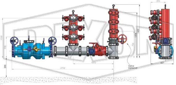 NSW Combined suction Booster w/ Backflow Prevention 6 Point