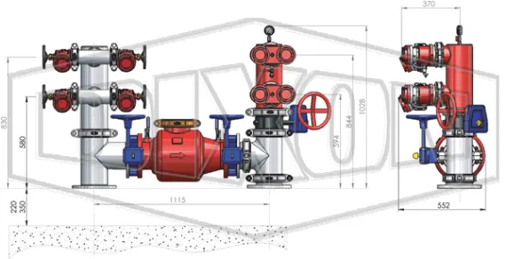 SA Combined Suction/Booster 150NB