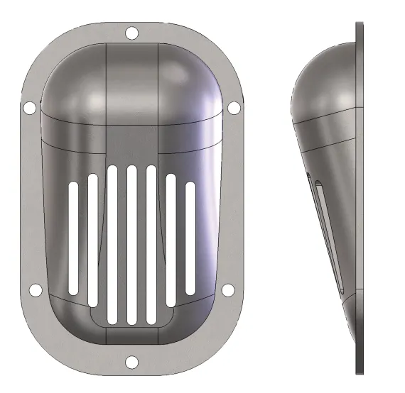 Inlet scoop strainers style A