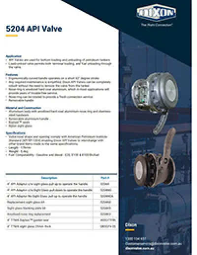 API Valve - 5204