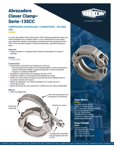 Abrazadera "Clever Clamp™️" Serie-13SCC