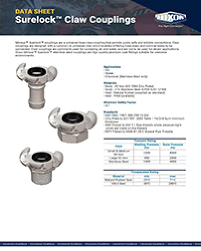 Surelock™ Claw Couplings