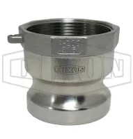 Dixon Standard Cam & Groove/Camlock Type A Adaptor x Female BSP stainless steel