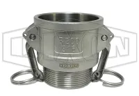 Dixon Standard Cam & Groove/Camlock Type B Coupler x Male BSP stainless steel