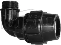 plasson fitting metric elbow x male bsp