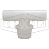 Tuff-Lite® Hose Run x Male NPT Branch Tee