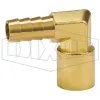 Female NPTF x Hose Barb 90° Elbow