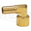 Female NPTF x Hose Barb 90° Elbow