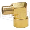 Female NPTF x Hose Barb 90° Elbow