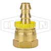 Female NPSM Swivel x Push-on Hose Barb Ball Seat