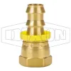 Female NPSM Swivel x Push-on Hose Barb Ball Seat