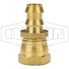 Female NPSM Swivel x Push-on Hose Barb Ball Seat