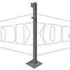 Direct Mount Hose Reel Stand