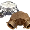 Double Clapper Siamese Connection Bottom outlet