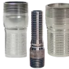 king crimp style king combination nipple threaded end