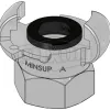 Minsup A Type Female BSP End