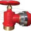 roll grooved hydrant valve 90 degree storz connection brass alloy