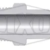cj series pneumatic male threaded plug half cutout