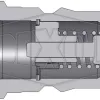 hs series iso b steam interchange female plug
