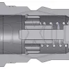h-series iso-b steel mill threaded plug